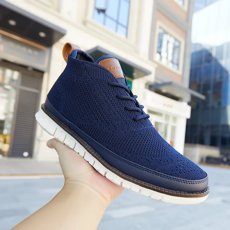 Men Sneakers Men's Mesh Casual Shoes High Top Walking Shoes Summer Outdoor Sports Fitness Sneakers Big Size 48