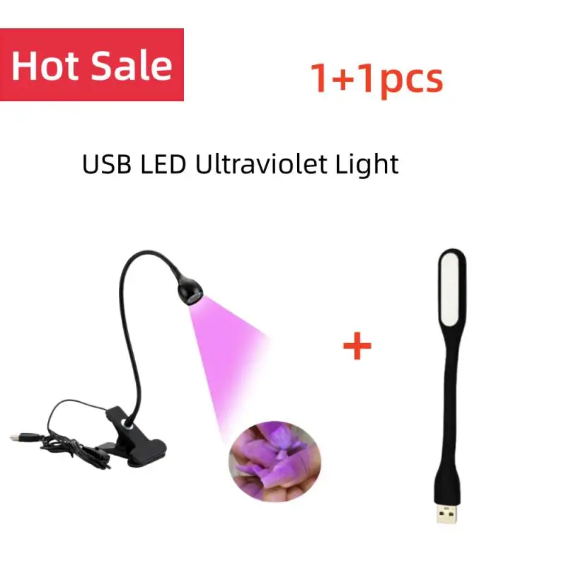 USB Led Desk Lamp Bedside Table Bedroom Night Lights Reading Folding LED Reading Book Light With Holder Clip Learning Lighting