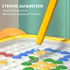 Children Magnetic Drawing Board Toy For Kids Doodle Board with Magnet Beads and Pen Cute Frog Montessori Toys Gift 6