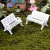 2 Pcs Mini Chair Succulents Bonsai Fairy Garden Decor Chair Figurines Micro Landscapes Seat Bench Craft Park Chair Miniature - Image 2