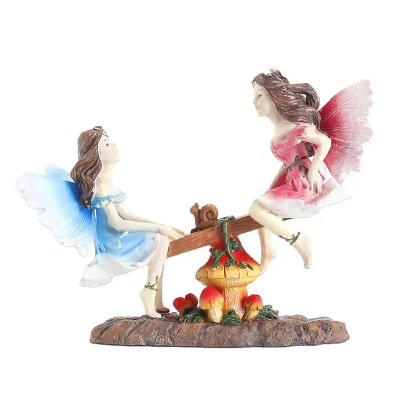 

Creative Fairy Garden Statues Outdoor Garden Fairy Elf Statues Outdoor Desktop Ornaments Statue For Shelf Table Living Room Den