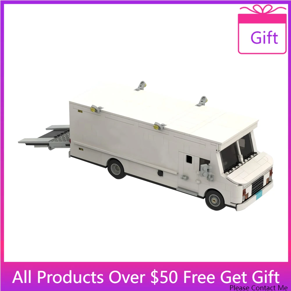 

MOC Back To The Future Vehicle Time Machine and Doc Brown Van Building Blocks Set Idea Assemble Car Toys For Children Xmas Gifts