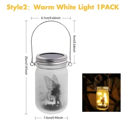 Enchanting Solar Butterfly Fairy Lights - Waterproof Garden Lanterns, Perfect Gifts for Birthdays & Outdoor Decor (Warm white)
