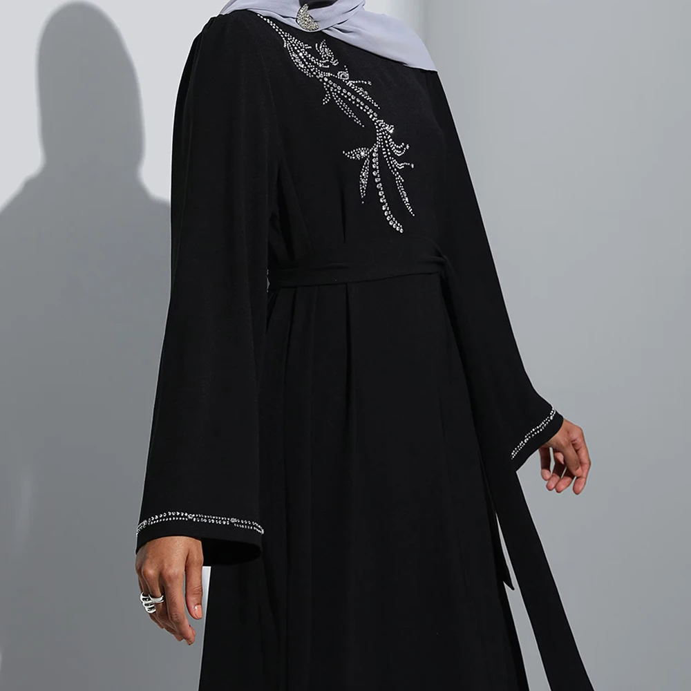 عبايات إسلامية بأكمام طويلة عالية الجودة فساتين إس...