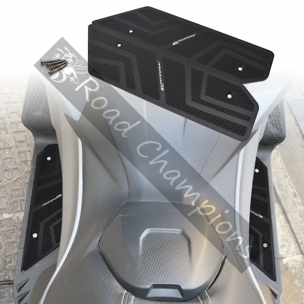For SYM MAXSYMTL500 MAXSYM TL 508 Motorcycle Footrest Metal Anti-Slip Pedal Pad Footpad Mats Step Plate Pad Aluminum Accessories