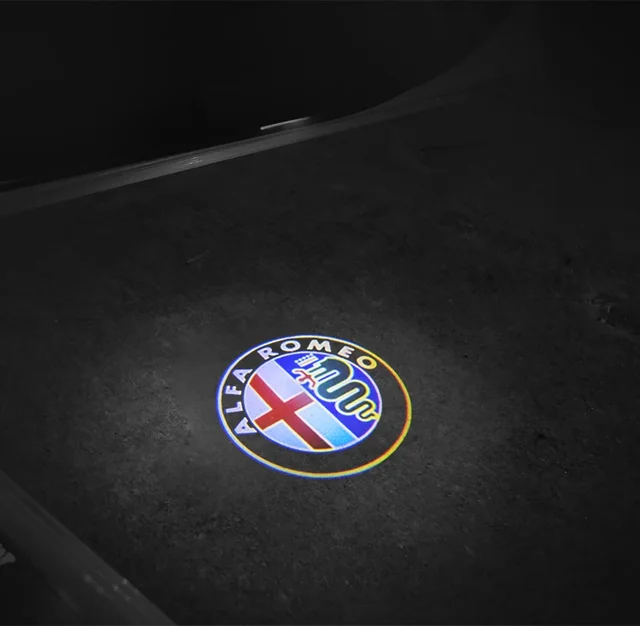 Luci Welcome Door Per Alfa Romeo - Proiettore Logo, Per Giulia, Giulietta, Stelvio