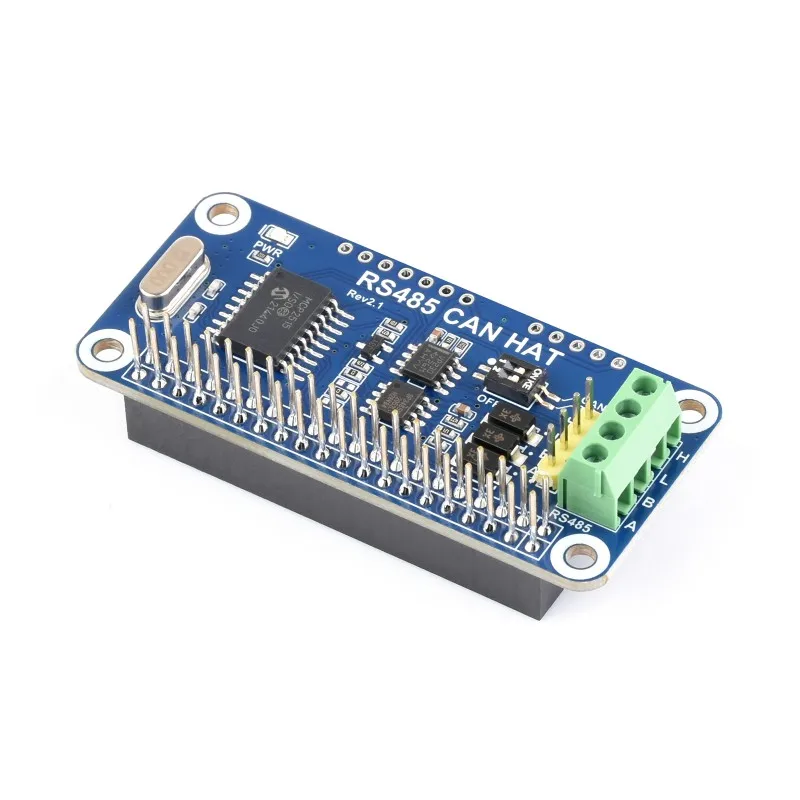 

Крышка модуля CAN Rev2.1 RS485 для Raspberry Pi 4B/3B +/Zero 2 Вт, встроенный SIT65HVD230DR поддерживает стабильную связь на большие расстояния