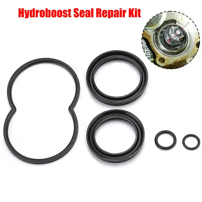 

5Pcs/Set Car Hydroboost Seal Repair Kit Universal for Chevy GMC Dodge Chrysler Ford 2771004 Rubber Accessories