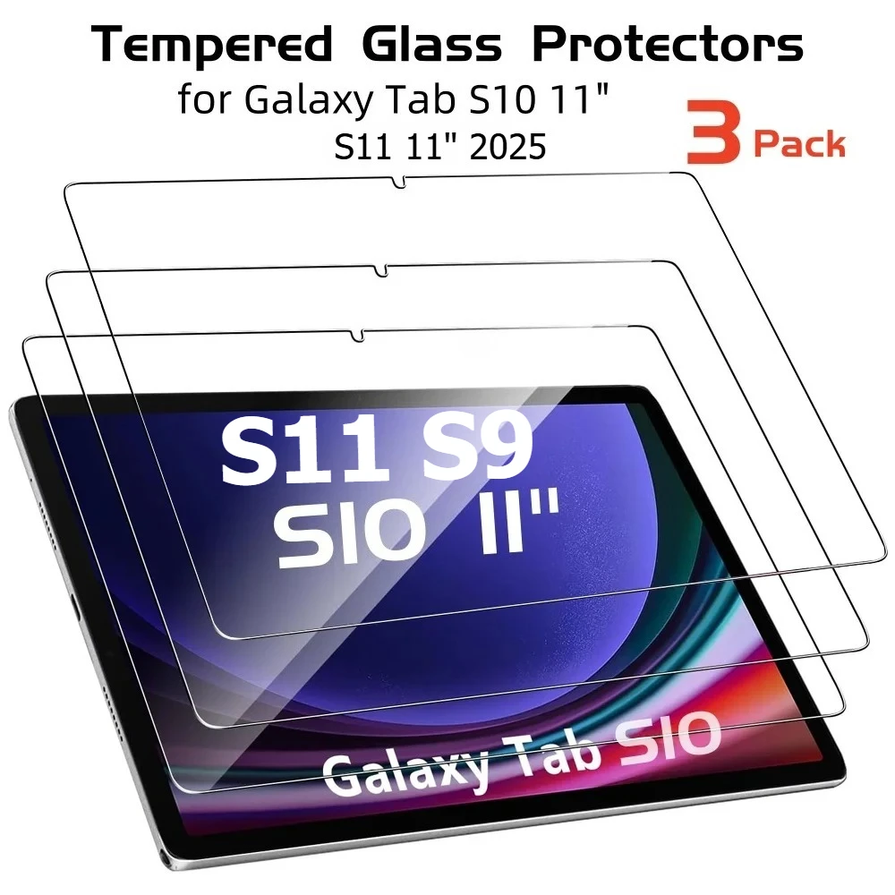 3 Pack Tempered Glass Screen Protector - Anti-Scratch Film