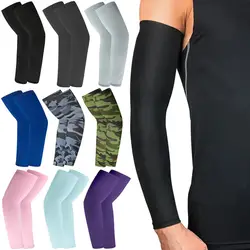 Exposed thumb Running Sportswear Basketball Sun Protection Outdoor Sport Arm Cover Arm Sleeves