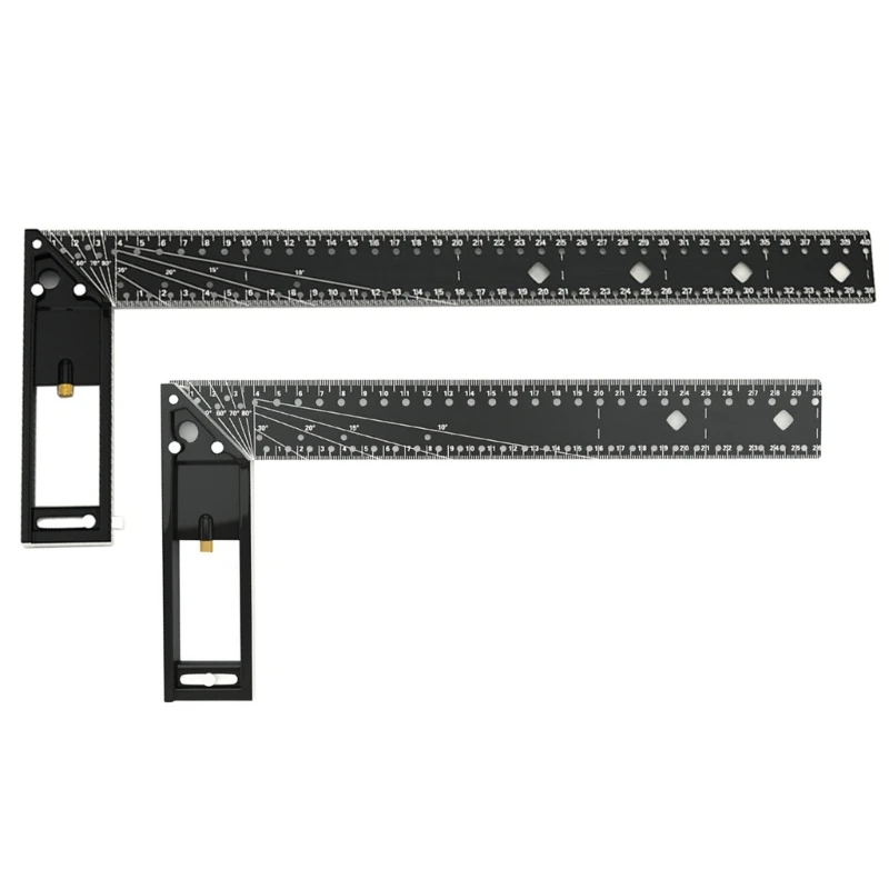 

Carpenter Square Tool, Combination Square 12Inch/300mm, 15.7Inch/400mm, Angles Ruler,L Square Ruler
