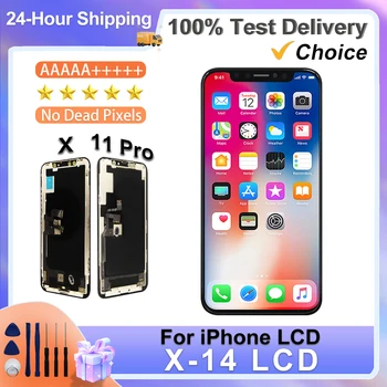 Écran OLED LCD iPhone X XR XS Max 11 12 Pro Max 13 Mini 14 Plus 13 PRO MAX 15 Pro
