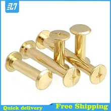 

Brass-plated Binding Nails Sample Booklet Female Rivets Photo Album Butt-locking Screws Ledger Nails Recipe Nails