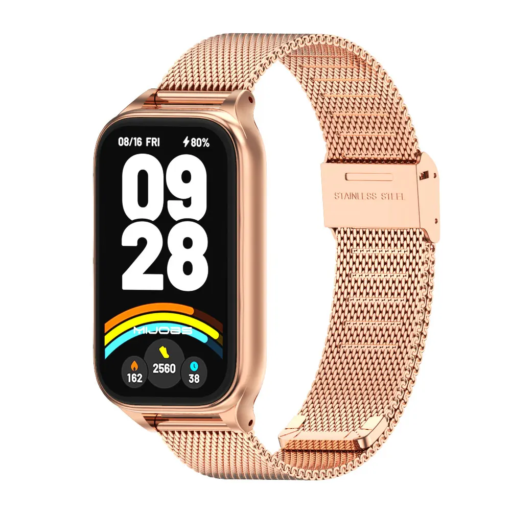 รูปสินค้า สายรัดสแตนเลส สุดคุ้มสำหรับ Mi Band 9 Active