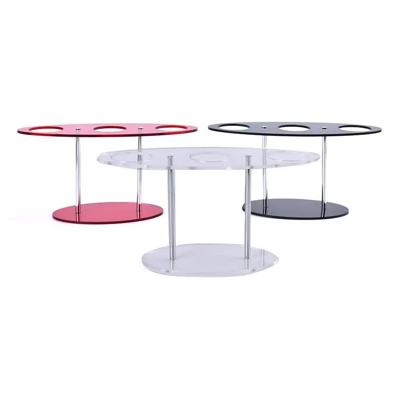 Description Picture 2 of item1Pcs Acrylic Ice Cream Display Rack Sushi Roll Display Stand DIY Ice Cream Cone Holder For Weddings Birthday Party Christmas