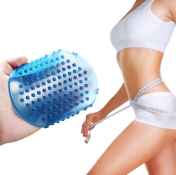 Massage Scrub Gloves Soft Silicone Massage Scrub Gloves for Body Bath