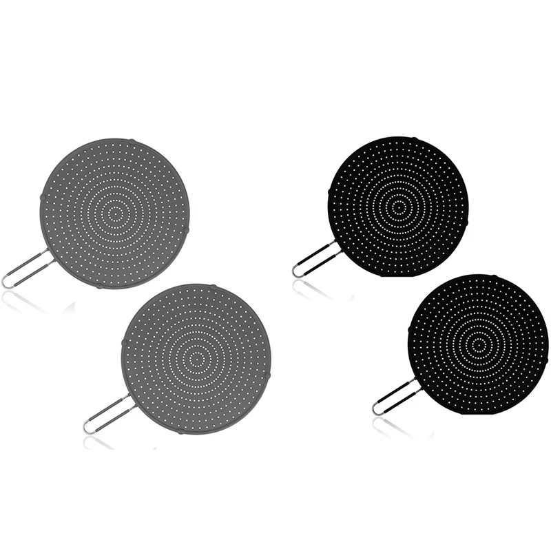 

Розничная продажа, силиконовый экран для сковороды, используется в качестве защиты от брызг, охлаждающий коврик с фильтром, антипригарные экраны от брызг