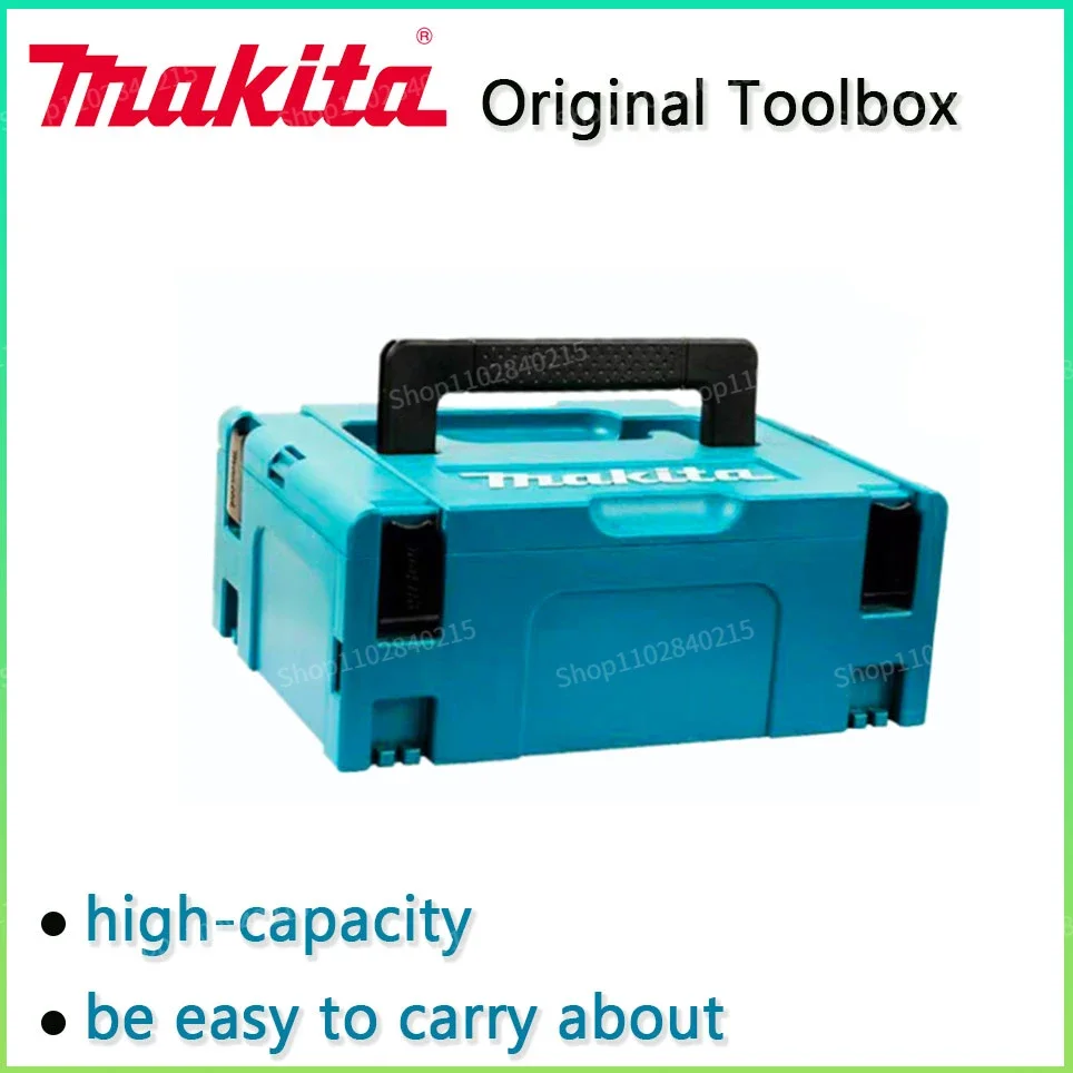 Makita Makpac Connettore Impilabile Valigetta Portautensili Tipo 1 396X296X105 Per Da331D Df030D Df330D Hp330D Td090D Tw100D Hp1631 Hp1640