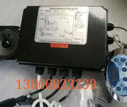 Swimming pool control electric box panel jacuzzi accessories thermostat swimming pool controller bathtub controller