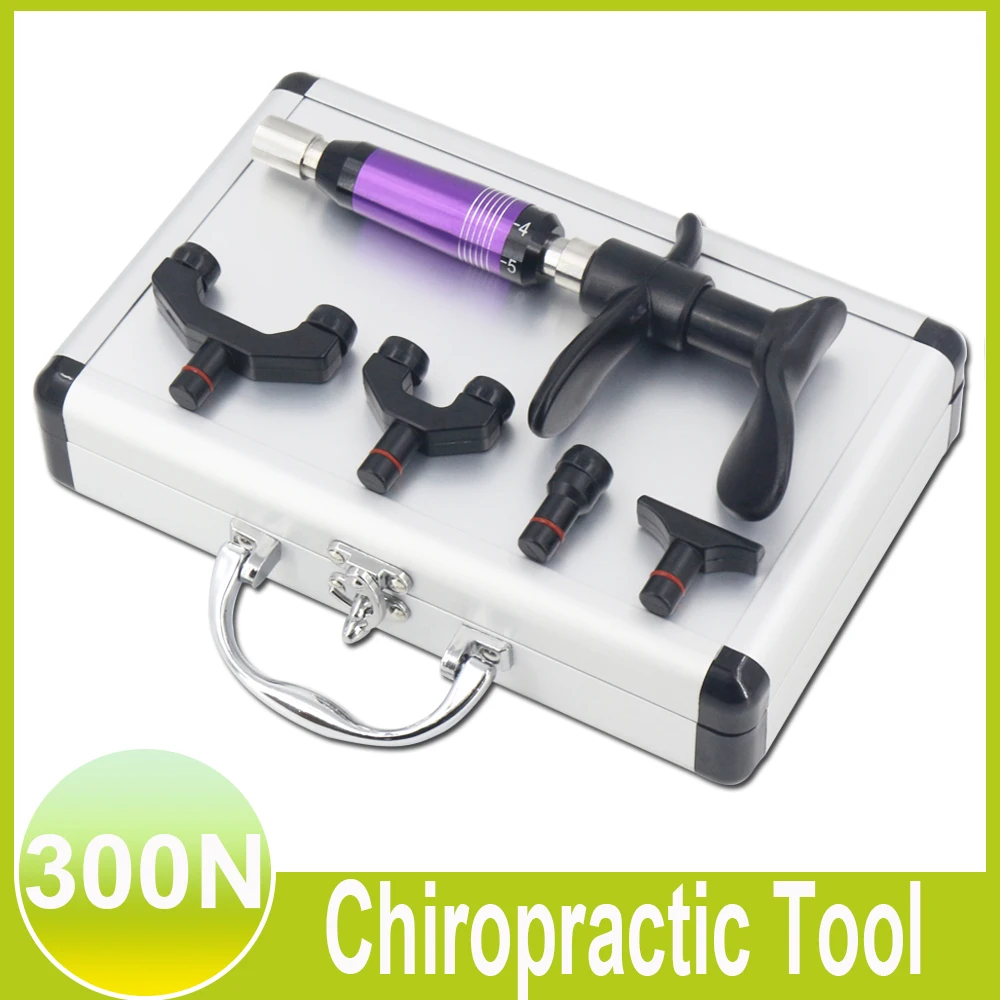 

300N Manual Chiropractic Gun Adjusting Therapy Spine Adjustment Correction Tools Back Body Relaxation Massage Health Care