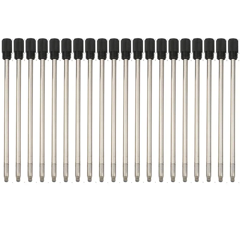 Crystal Pen Refill - Versatile Short Leads for Ballpoint Pens, Blue & Black Ink, Pack of 5/10/20/50, Ideal for School & Office Supplies