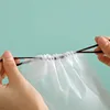 30x40 Portable Shoe Storage Drawstring Eco Storage Bag for Sundries Travel Makeup Bag Waterproof Transparent Plastic Storage Bag 4