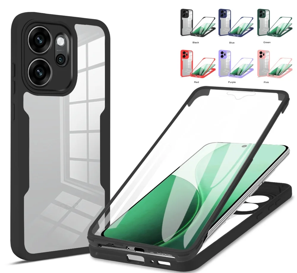 Premium 360° Full Body Shockproof Silicone Bumper Case - Luxury Front Screen Protection