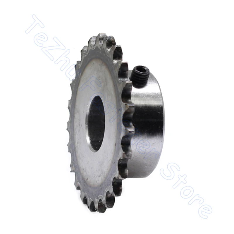 1pc 8-24 Tooth 04C Chain Gear 45# Steel 6mm-15mm Bore Industrial