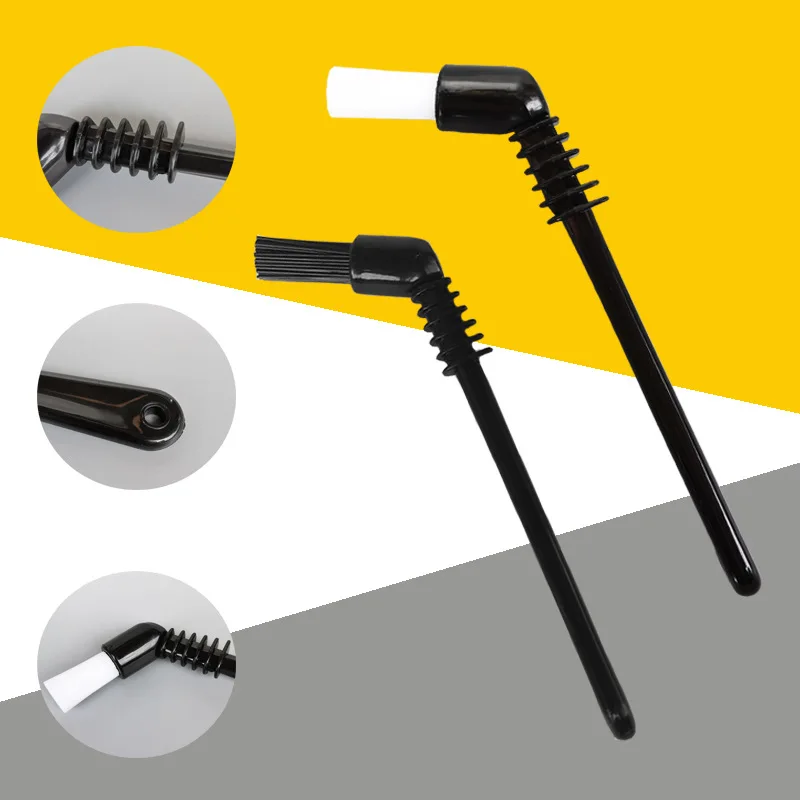 Coffee Brush Espresso Machine Cleaning Brush Dirt Cleaning Plastic Handle Cleaner Coffee Grime Tool coffee cleaning brush coffee machine cleaner coffee cleaning tool