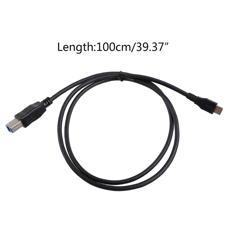 C형 USB B 프린터 스캐너 디지털 Camare 웹 하드 드라이브 어댑터 케이블