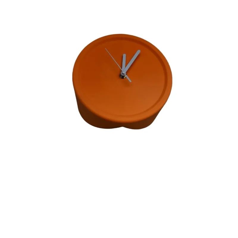 No-Drilling Corner Wall Clock -Scandinavian Minimalist Design with Silent Movement, Modern Angular Clock for Living Room&Bedroom