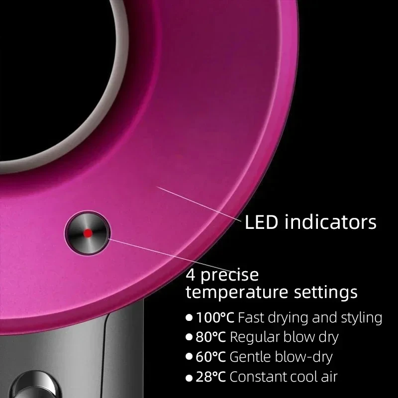 1500W 3th Gear Professional Hair Dryer Hot Cold Wind Air Brush Hairdryer Negative Lonic Blow Dryer Strong PowerDryer Salon Tool