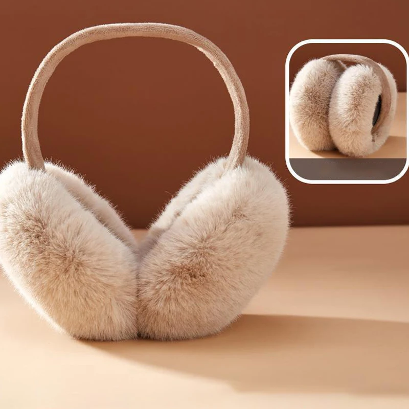 LAIOUSN Plüsch Ohrenschützer Capybara - Weiche Ohrwärmer Für Winter