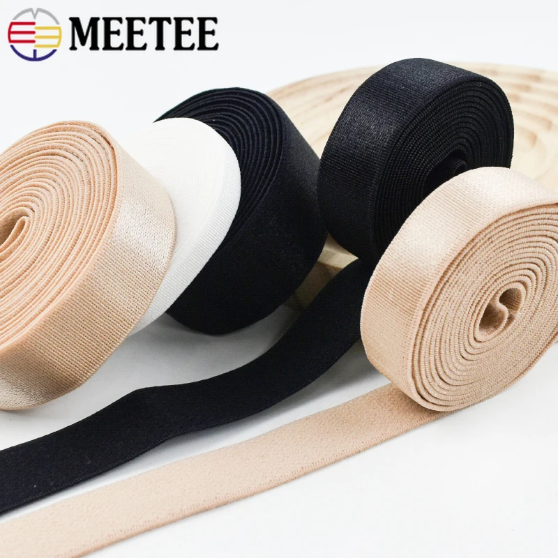 Durable Nylon Elastic Bra Straps - Versatile Sewing Accessory for Underwear and Shoulder Support