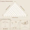 Stuffed Animals Storage Hammock Large Capacity Net Macrame Boho Home Kids Bedroom Decoration Corner Hanging Toy Organizer Nets 5
