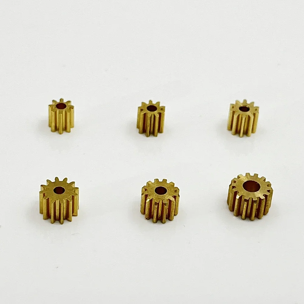 0.5M Modulus 8T 9T 10T 12T 14T Metal Copper spur Brass Gear