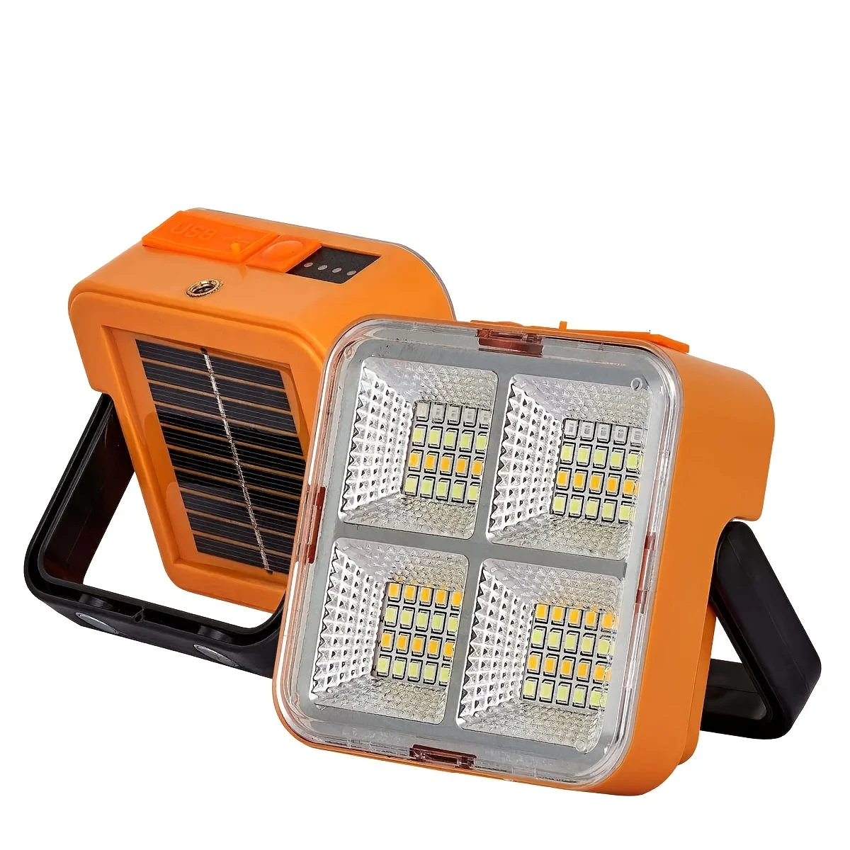 Solar rechargeable multifunctional led work light portable outdoor floodlight-1200mah lithium battery suitable for camping