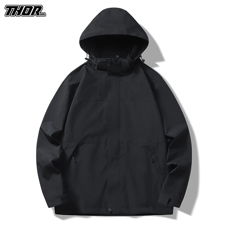 THORSOL Cycling Windbreaker Men's Windproof MTB Bike Clothing Rain Resistant Waterproof Bicycle Jacket Chaqueta Ciclismo Hombre