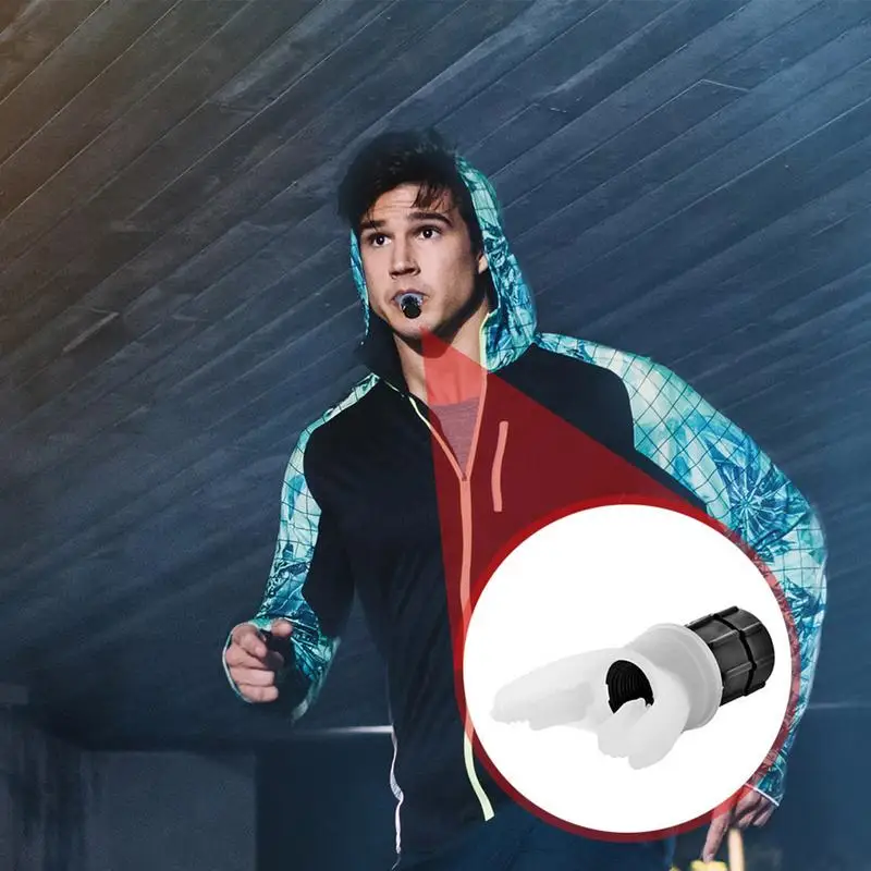 Breathing Exerciser Breathing Trainer Sports Breathing Trainer Portable Lung Capacity Abdominal Breathing Trainer With Adjustable Intensity Knob Improve Strength