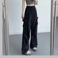 Cargo Pant Women Wide Leg Pants Summer Autumn Fashion Female High Waist Streetwear Loose Casual Pants Straight Trousers - Image 2