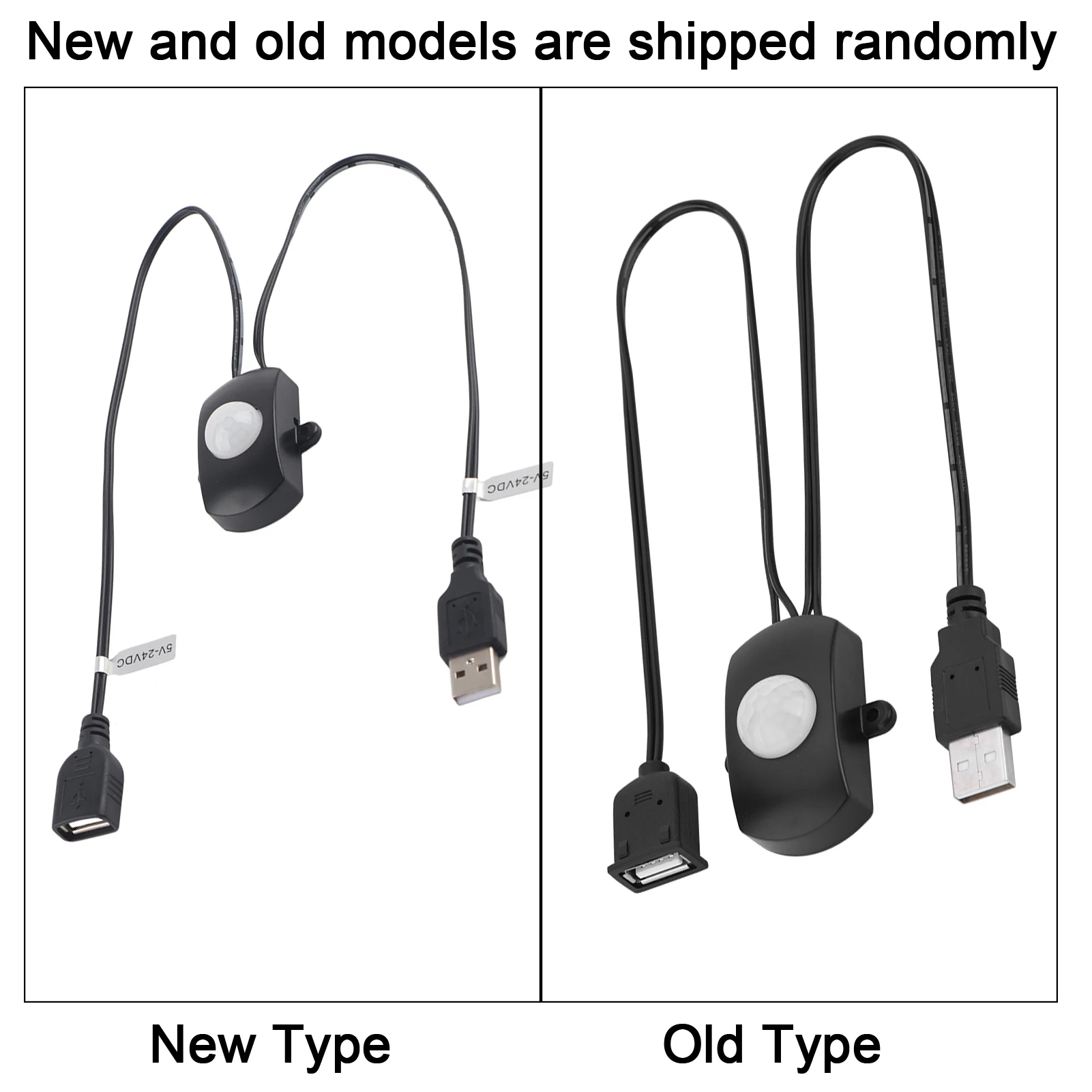 Motion Sensor Human Presence Sensor Motion Detector Motion Sensor LED Strip 2A DC 5‑24V Mini PIR Infrared Motion Sensor Detector Automatic Switch LED Strip USB Interface