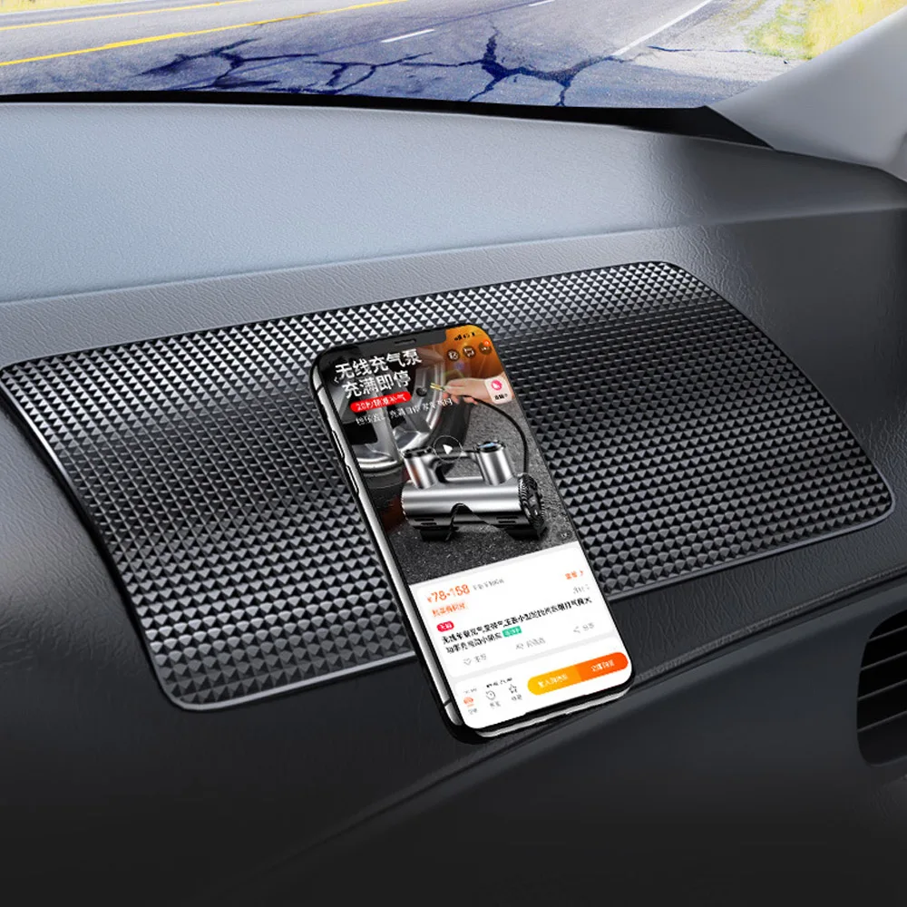Car Dashboard Sticky Anti-Slip PVC Mat Auto Non-Slip Sticky Gel Pad Car Styling Interior For Phone Sunglasses Holder 27x15CM car non slip mat,non slip mat,car dashboard mat,non slip dash mat