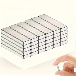 Set of 5 Rectangular Magnets - Versatile Micro Magnets for Science, Tools, and More (5PCS)