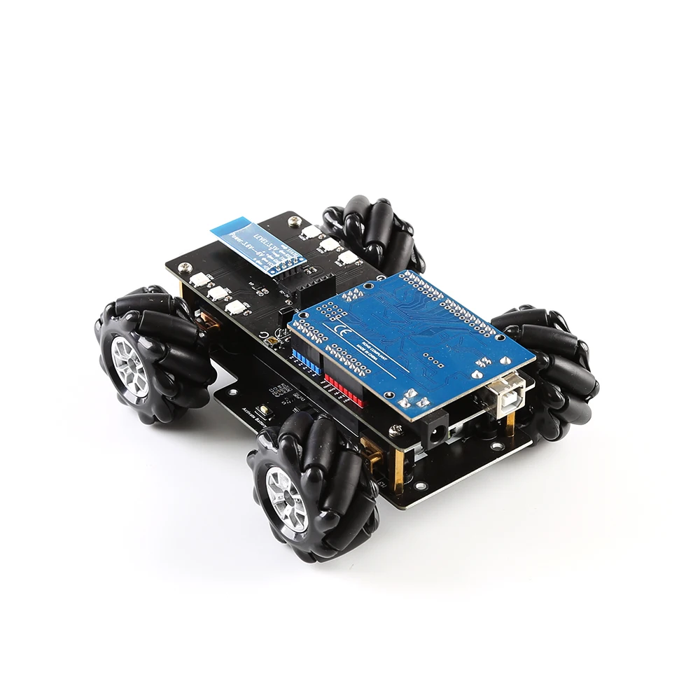 Mecanum Roda, Chassis Car Kit, DIY Educação Car Kit