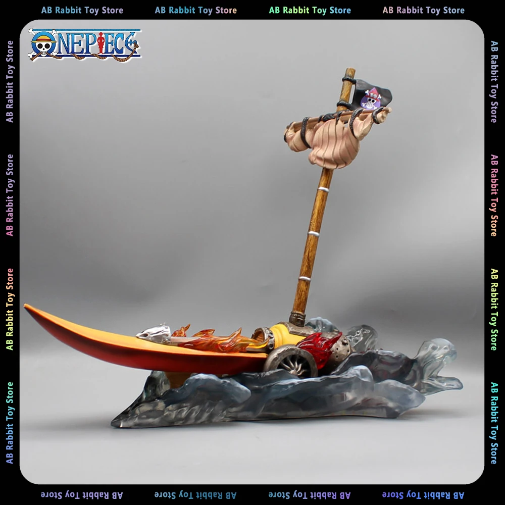 

37cm One Piece Portgas·D·Ace Boat Figure Ace Glow Boat Anime Figures PVC Statue Model Doll Collectible Desk Decoration Xmas Gift