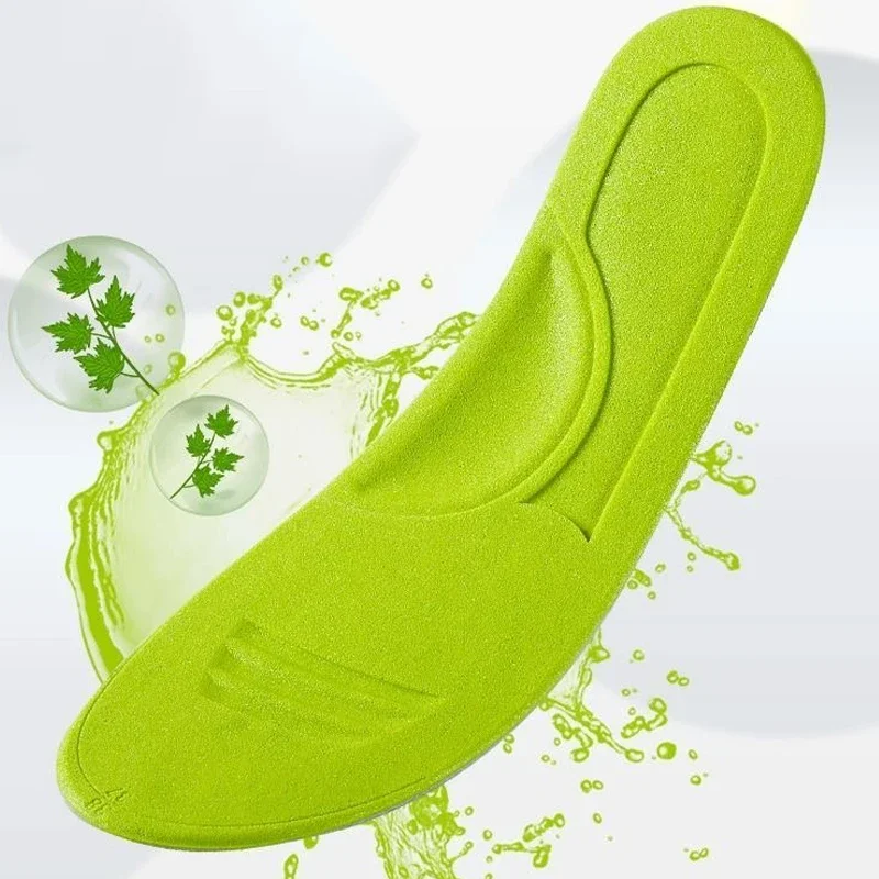 Memory Foam Orthopedic Insoles Shoe Pads Men Women Nano Antibacterial Deodorization Insole Sweat Absorption Cushion 2/6pcs orthotic insoles memory foam insoles shoe insoles orthopedic insoles