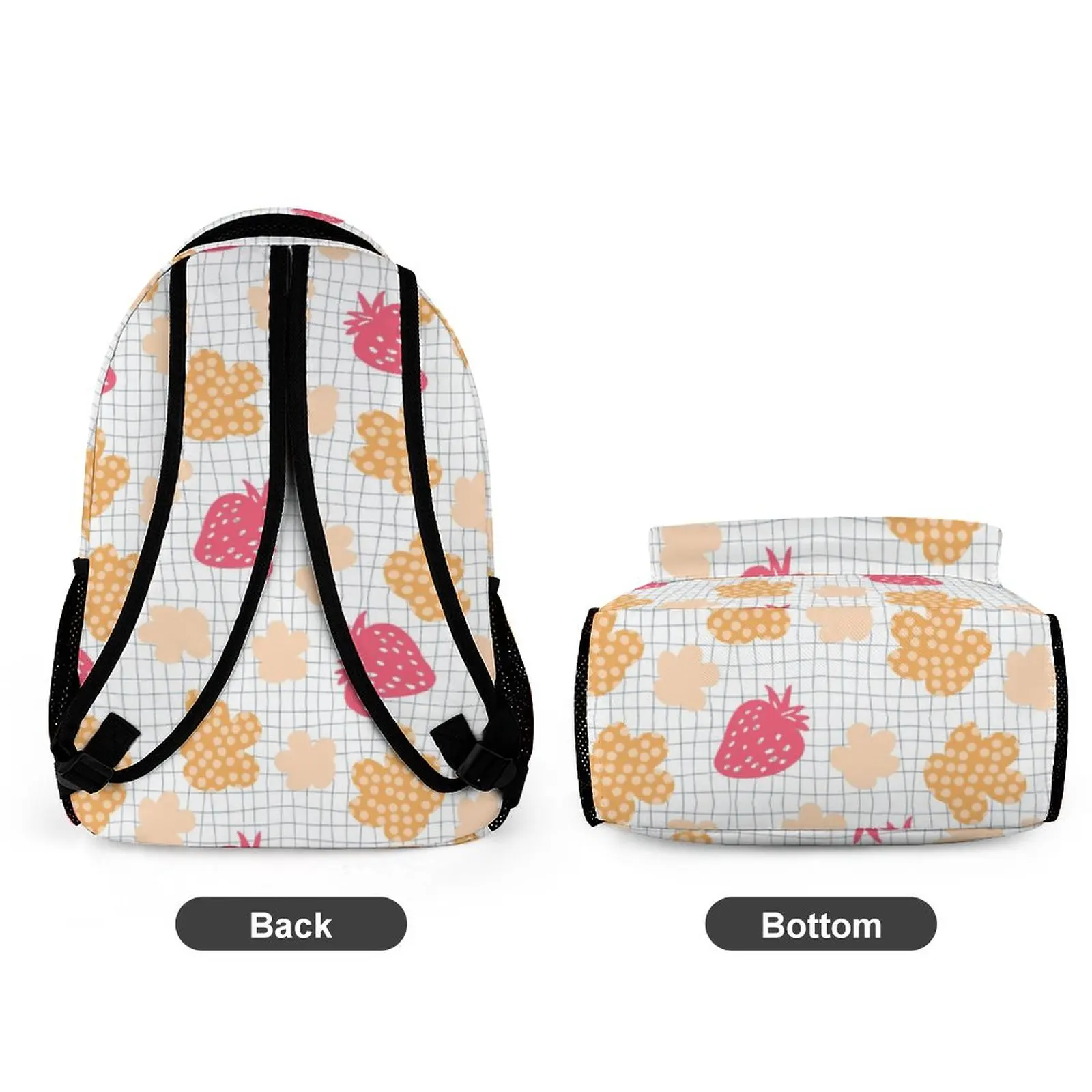 Children Backpack for Girls Large Custom Print School Bag Child Girl Multifunctional Bag Shoulder Travel Pocket with Zipper