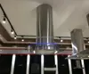Stainless Steel round island chimney range hood 4