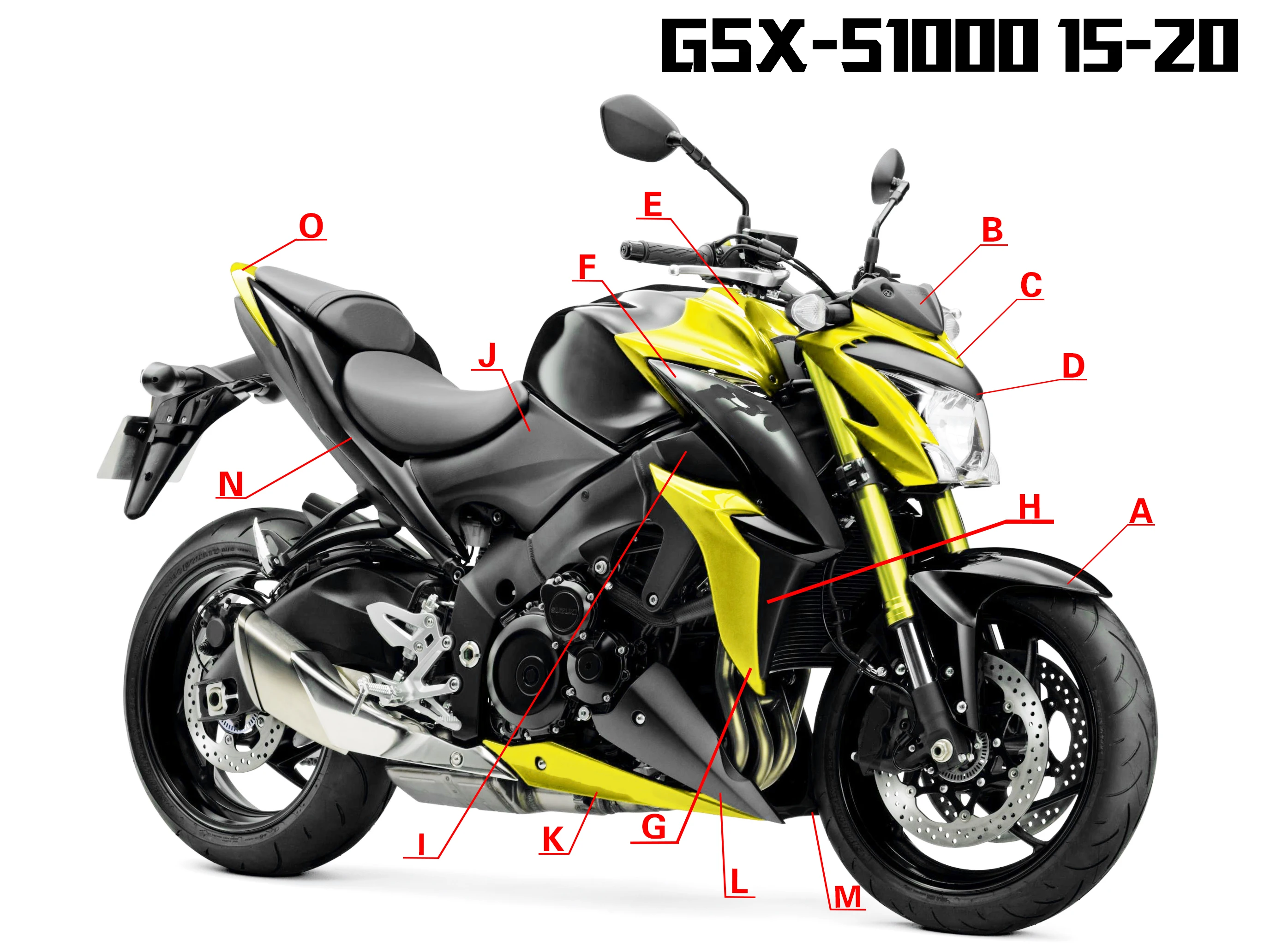 GSX-S1000用純正カウル SUZUKI KATANA「GSX-S1000アンダーカウル」 | ウェビック