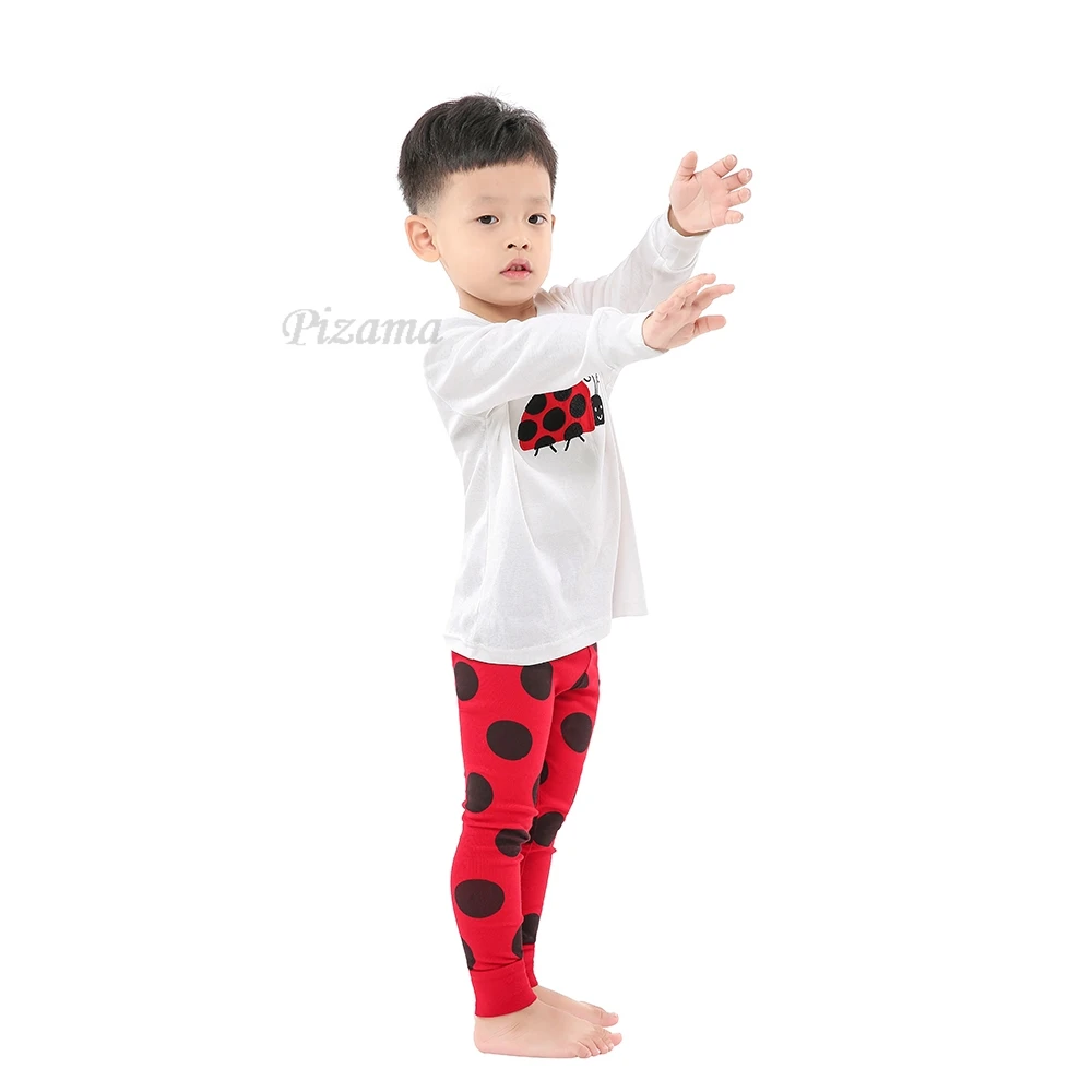 Ladybug Kids 2pcs Cotton Pajamas Set
